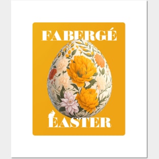 Elegant Fabergé Easter Egg Design Posters and Art